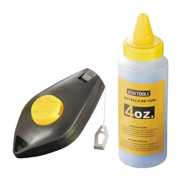 TIZALINEA CON TIZA 30m AMA/NEGRO GRANDE -Uyustools