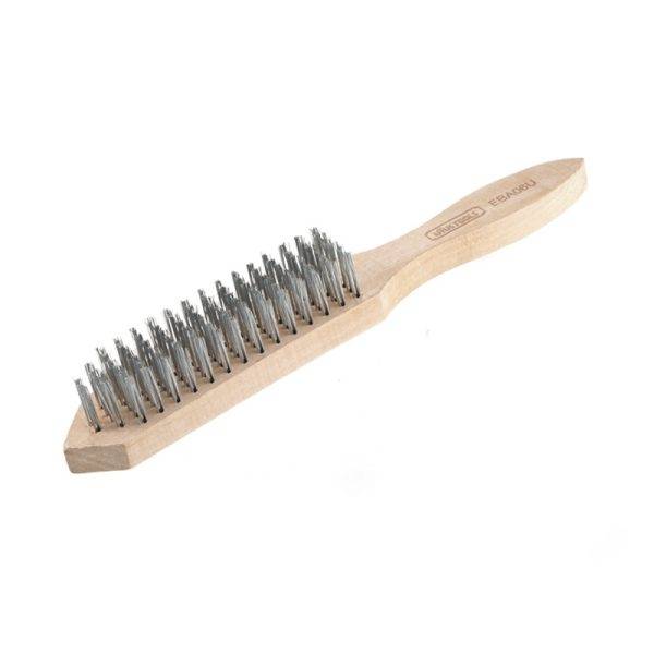 Escobilla acero 6 filas mango madera - Uyustools