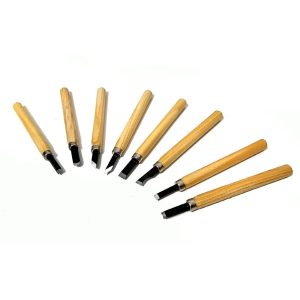Gubia mango madera 8 pcs - Uyustools