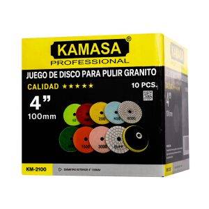Juego de disco para pulir granito - Kamasa