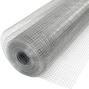 Malla cuadrada galvanizada liviana 3/8" - 10kg (rollo 30 mts)