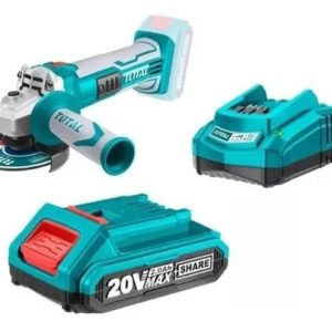 Esmeril inalámbrico 4.1/2" 20v (cargador + batería) - Total