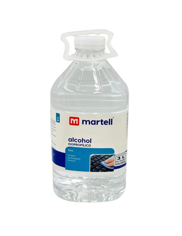Alcohol isopropílico 3 litros - Martell