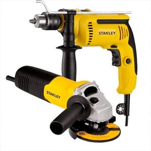 Kit taladro perc. SDH700+esmeril 4.1/2" SG7115-B2-Stanley (SDH700K-K10)