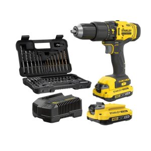 Kit taladro pec. SCD711C2K+set 100 pzas STA7205-Stanley (SCD711C2K-K2)
