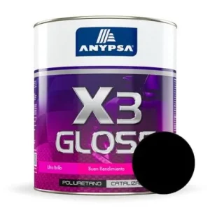 Gloss X-3 galón negro - Anypsa