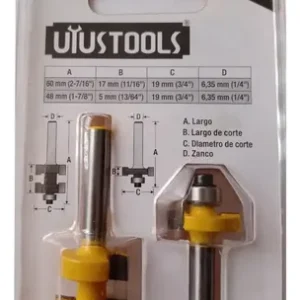 BROCA FRESA MACHIMBREADOR 2PCS 7/8" - Uyustools