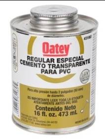 Oatey pegamento dorado 1/8 ( 16 oz )
