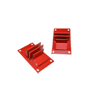 Trampa fierro 1/4" rojo